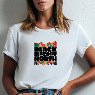 Colorful Bits Bold Black History Month T-Shirt