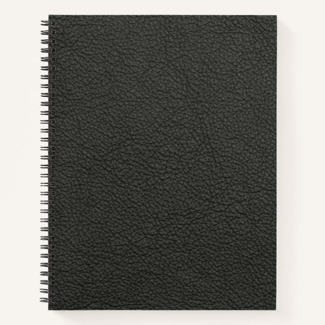 Colorful Black Pattern Snakeskin Notebook (Front)
