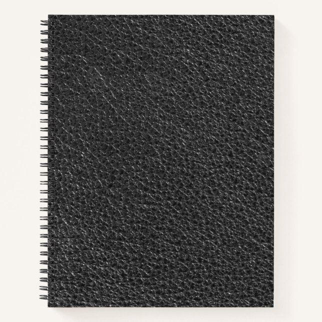 Colorful Black Pattern Snakeskin Notebook (Front)
