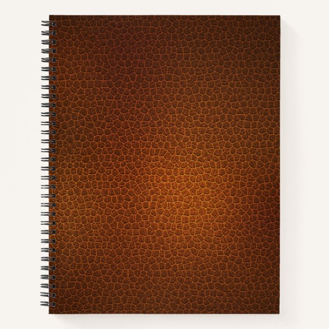 Colorful Black Pattern Snakeskin Notebook (Front)