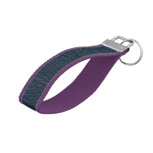 Colorful Black Pattern Snakeskin Wrist Keychain