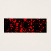 Colorful Black Red Paint Splatter Artistic Splash (Front)