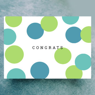 Colorful Blank Congrats Card