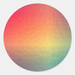 Colorful Blank Template Trendy Elegant Modern Clas Classic Round Sticker