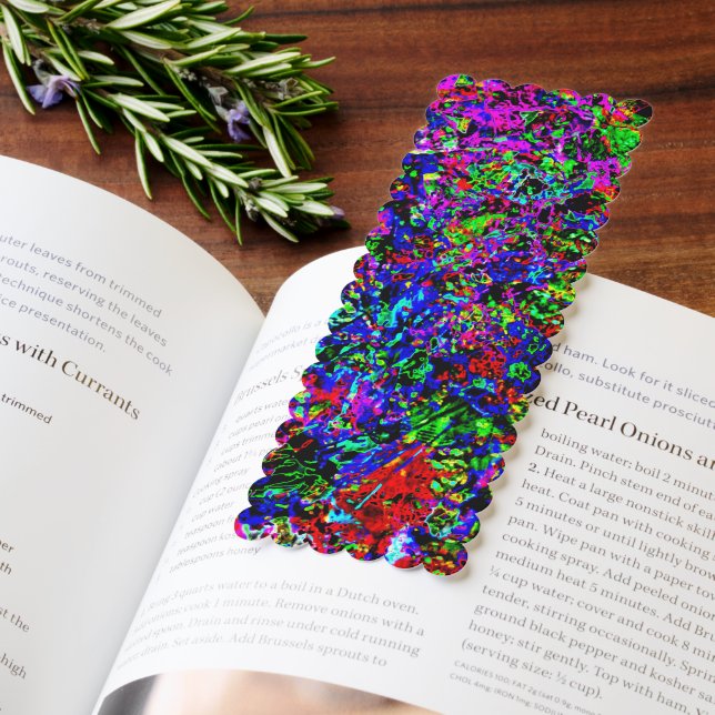 Colorful blast abstract Bookmark,Flaring bright  Bookmarks (Book)