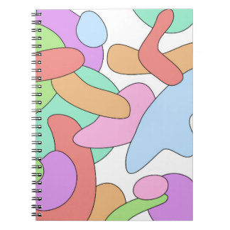 Colorful Blob Notebook