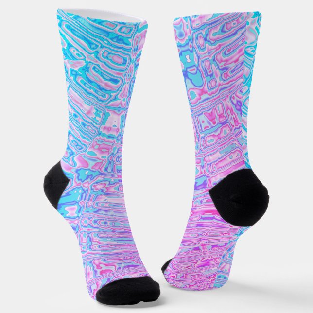 Colorful Blobs Socks (Angled)