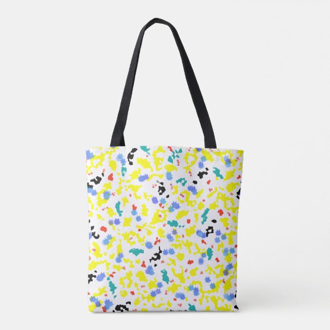 Colorful Blobs Tote Bag (Back)