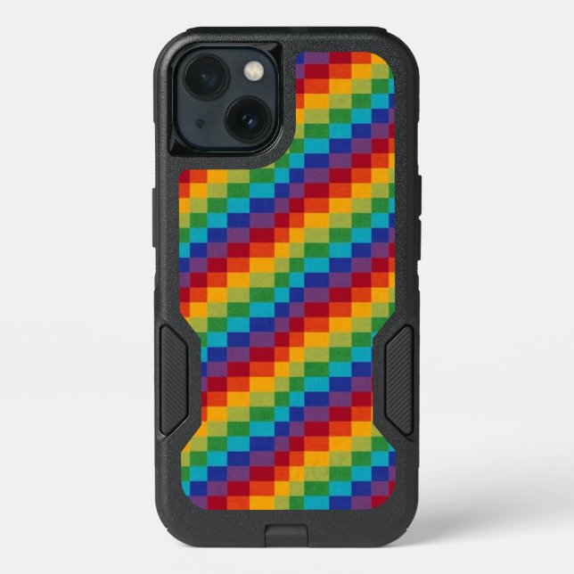 Colorful Blocks Otterbox iPhone Case (Back)