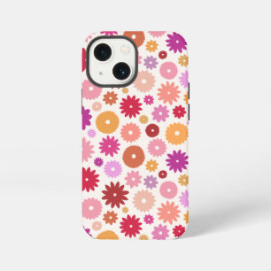 Colorful Blooms Pattern iPhone 13 Mini Case