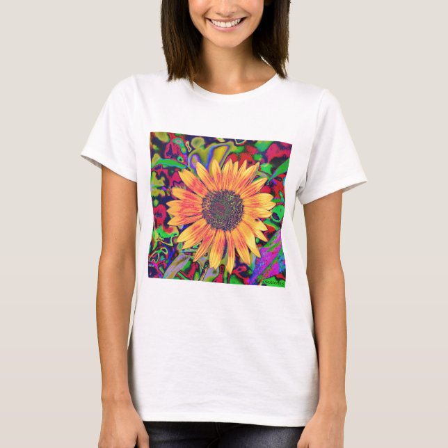 Colorful Blossom Babydoll Shirt (Front)