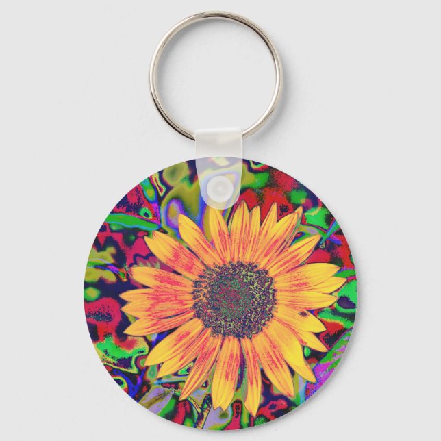 Colorful Blossom Keychain (Front)