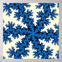 Colorful Blue and White Fractal