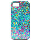 Colorful Blue Multicolored Abstract Art Pattern