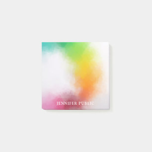 Colorful Blue Purple Green Red Orange Yellow Post-it Notes