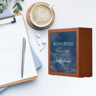 Colorful Blue Skies Desk Organizer