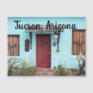 Colorful Blue Southwest home Tucson, Arizona