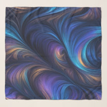 Colorful Blue Swirl Pattern