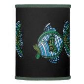 Colorful Blue Tropical Fish Extra Tripod Shade Lamp Shade (Right)