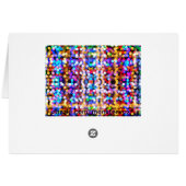 Colorful Blurred Lights Cards (Back Horizontal)