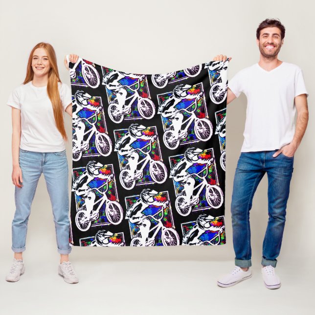 Colorful Bmx Fleece - Bmx Bike - Bmx Bicycle (In Situ)