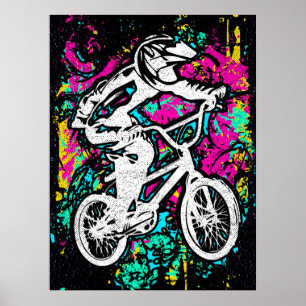 Colorful Bmx Poster - Bmx Bike - Bmx Bicycle
