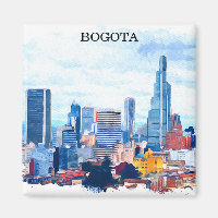 Colorful Bogota Colombia Cityscape