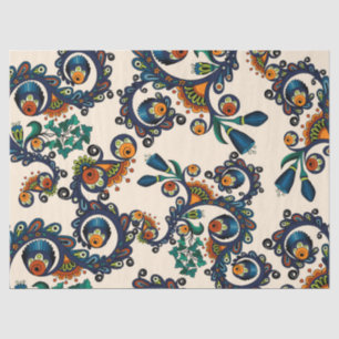 Colorful Bohemian Boho MOD Hippy Chic Pattern Tissue Paper