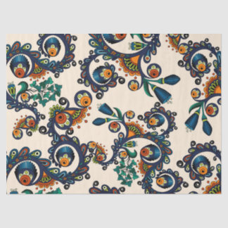 Colorful Bohemian Boho MOD Hippy Chic Pattern Tissue Paper