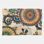 Colorful Bohemian Boho MOD Hippy Chic Pattern Towel