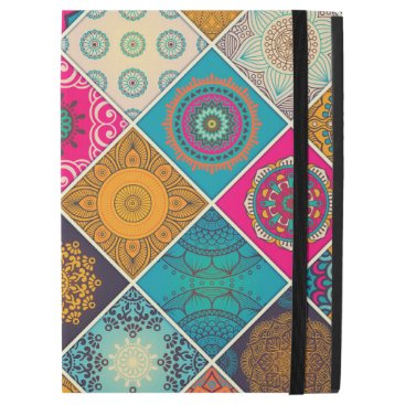 Colorful Bohemian Mandala Patchwork iPad Pro 12.9" Case