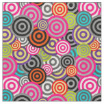 Colorful Boho Circles Fabric