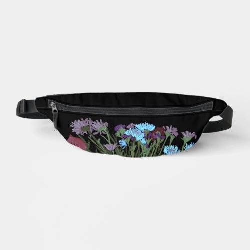 Colorful Boho Cottagecore Pretty Spring Flowers Fanny Pack
