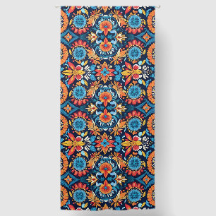 Colorful Boho Floral Elegance: Vibrant Mandala Blackout Curtains