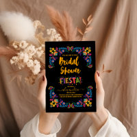 Colorful Boho Floral Mexican Fiesta Bridal Shower