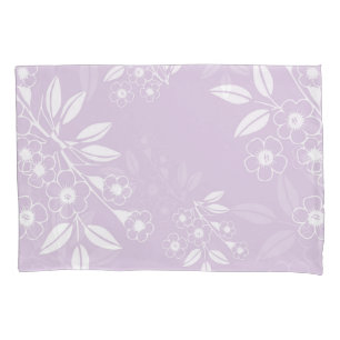 Colorful Boho Floral Pattern Aesthetic Pillow Case