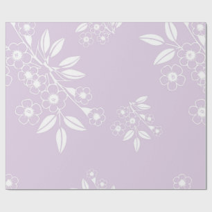 Colorful Boho Floral Pattern Aesthetic Wrapping Paper