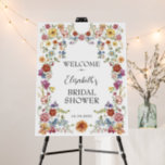 Colorful Boho Flower Garden Bridal Shower Welcome Foam Board<br><div class="desc">Colorful bohemian floral welcome sign. Suitable for for bridal shower,  wedding,  baby shower,  birthday,  graduation and any other garden-theme event.</div>