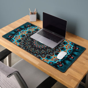 Colorful Boho Mandala Desk Mat