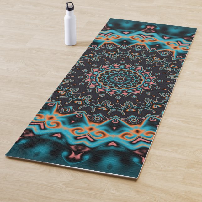 Colorful Boho Mandala Yoga Mat (In Situ)