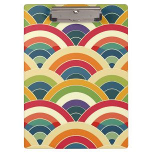 Colorful Boho Rainbow Clipboard