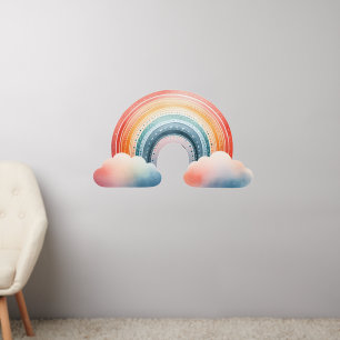 Colorful Boho Rainbow Wall Decal