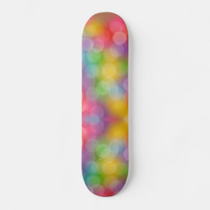Colorful Bokeh Skateboard