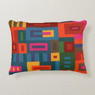 Colorful Bold Pattern Accent Pillow