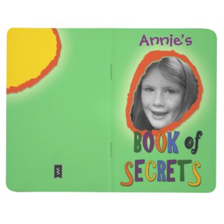 Colorful Book of Secrets Custom Photo and Name
