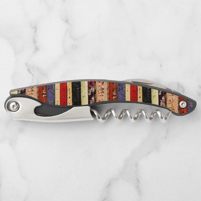 Colorful Books Abstract Pattern Corkscrew