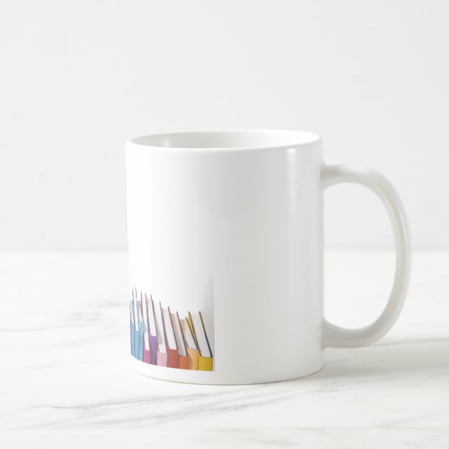 Colorful Books Coffee Mug (Right)