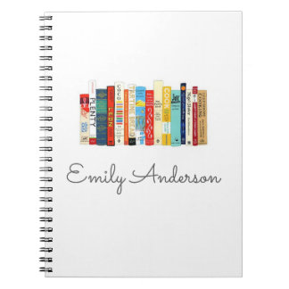 colorful books custom personalized bullet journal