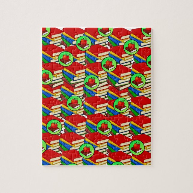 Colorful Books Jigsaw Puzzle Daisy (Vertical)