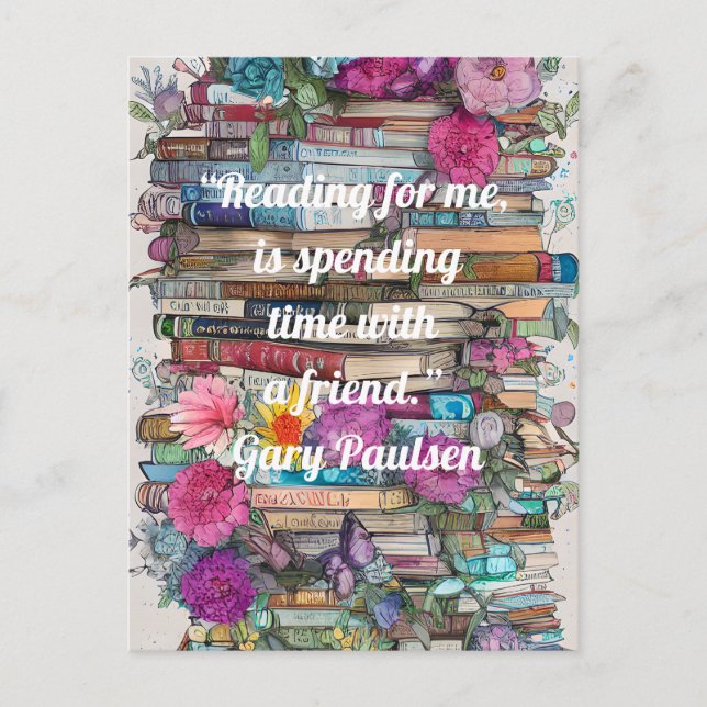 Colorful Books    Postcard (Front)